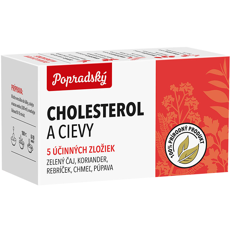 HERBAL TEA CHOLESTEROL AND CIRCULATION 22.5g POPRAD