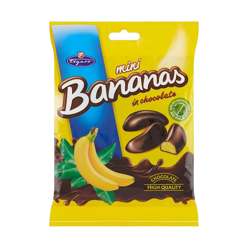 MINI BANANAS IN CHOCOLATE FIGARO