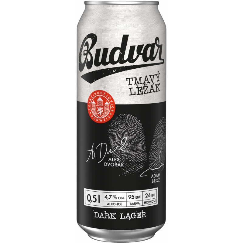 BUDVAR DARK LAGER – dark lager. 4x6 pcs / 0.5L can