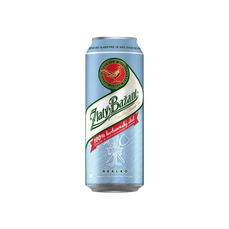 ZLATÝ BAŽANT 0.0% NON-ALCOHOLIC BEER 0.5L CAN