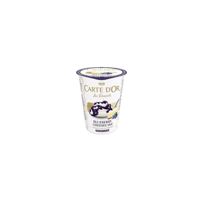 SOUR CREAM DESSERT CARTE D’OR BLUEBERRY-CHEESECAKE 140g OLMA