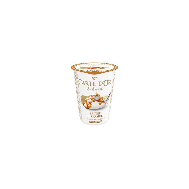 SOUR CREAM DESSERT CARTE D’OR SALTED CARAMEL 140g OLMA