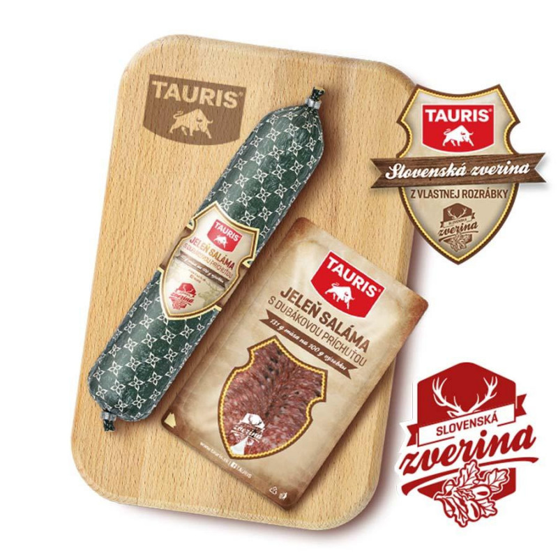 VENISON SALAMI WITH PORCINI MUSHROOM FLAVOR