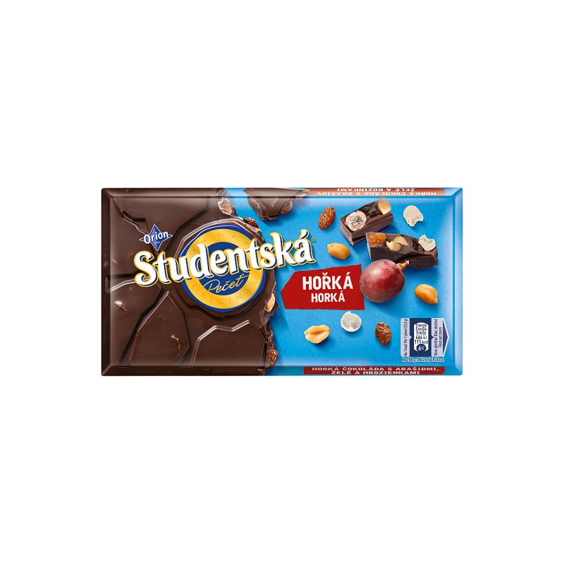 ŠTUDENTSKÁ PEČAŤ HORKÁ 180g ORION