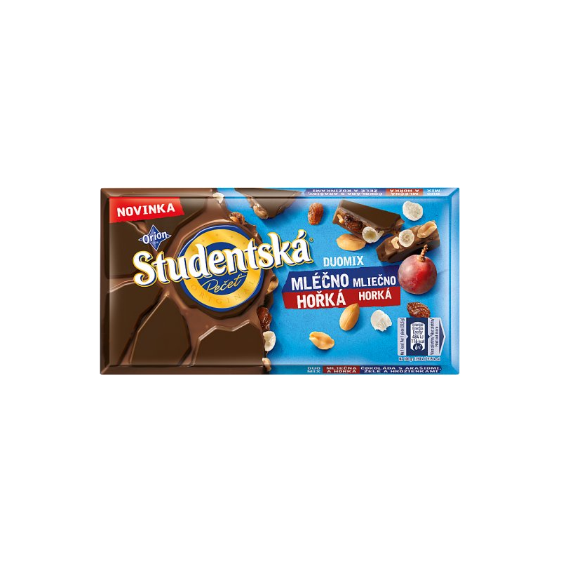 STUDENTSKÁ PEČAŤ MILK & DARK 180g ORION
