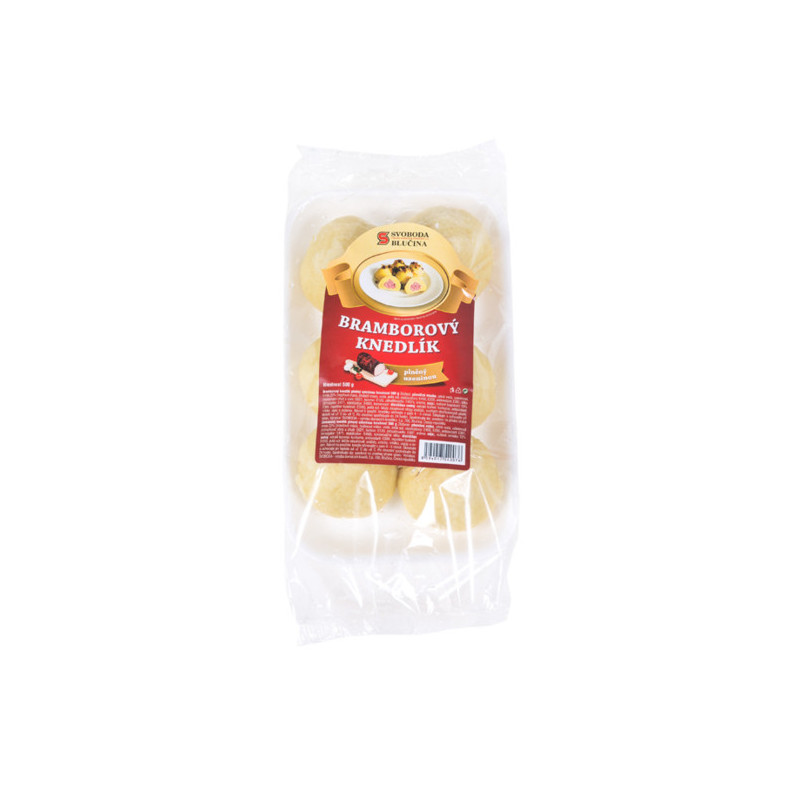 POTATO DUMPLINGS STUFFED WITH SMOKED MEAT 500 GRAMS/6 PIECES