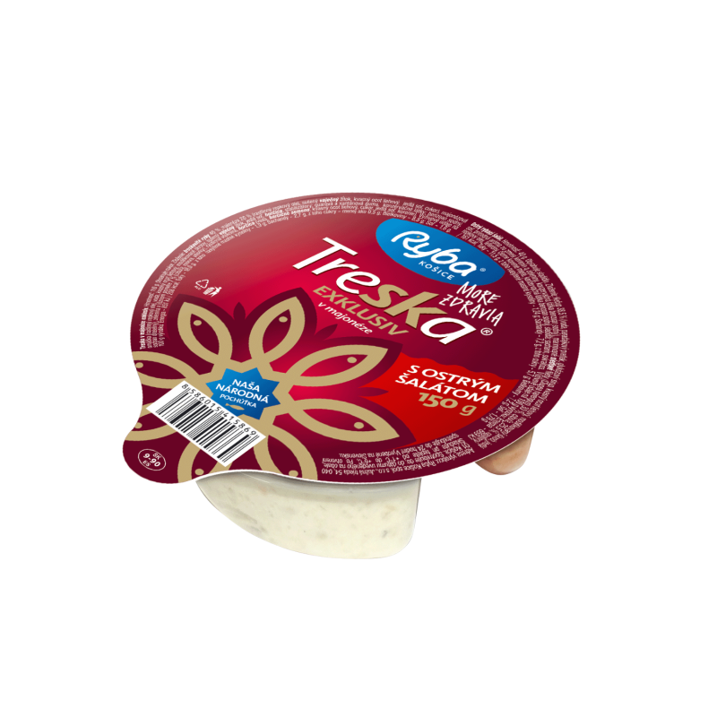 COD IN MAYONNAISE EXCLUSIVE WITH SPICY SALAD 150g