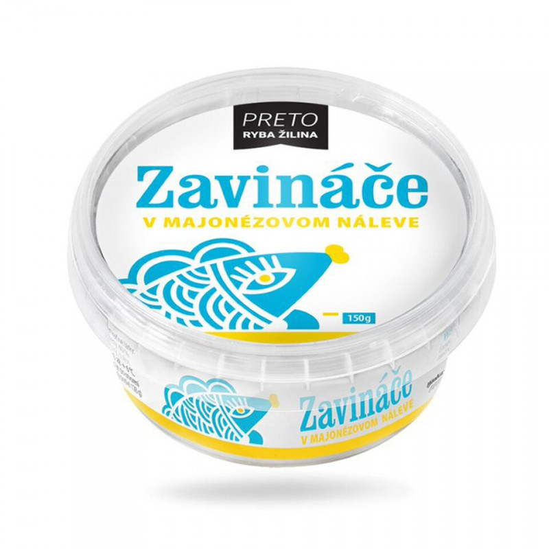 PICKLED HERRINGS IN MAYONNAISE 150g