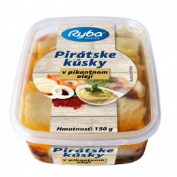 PIRATE'S PIECES IN SPICY OIL 150g