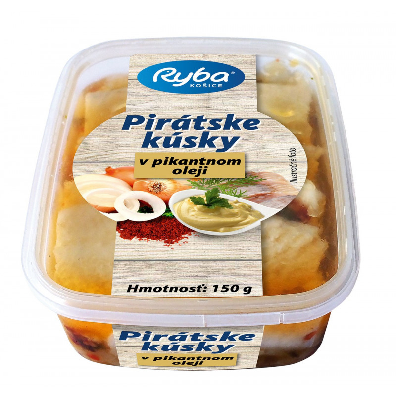 PIRATE'S PIECES IN SPICY OIL 150g