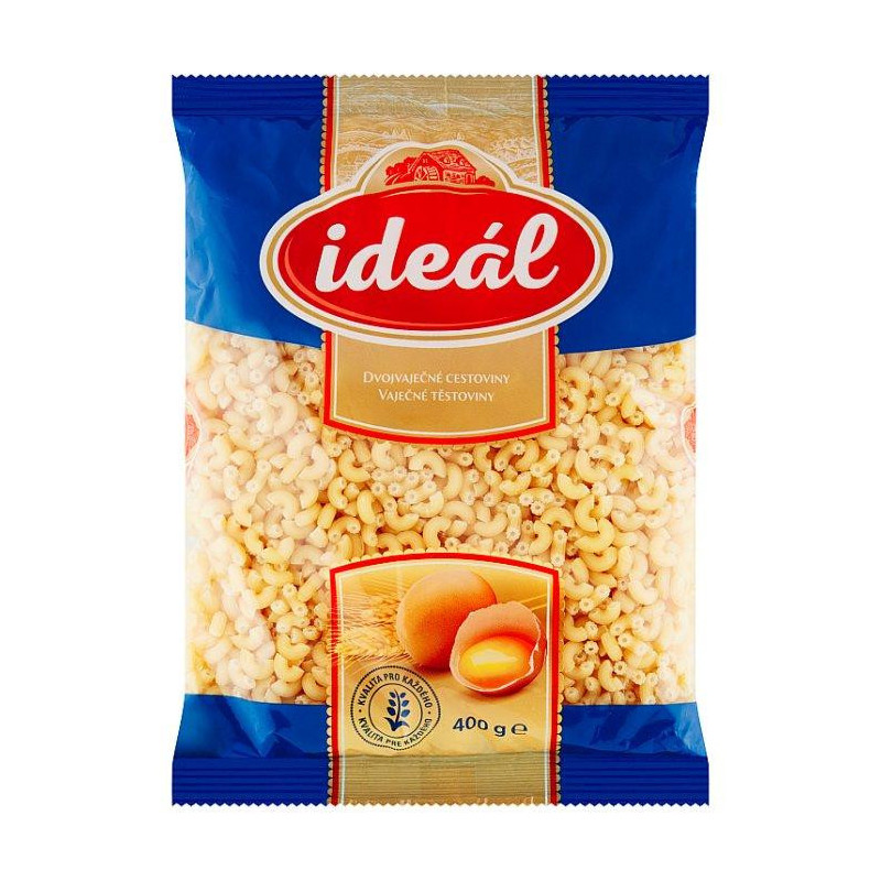 SMALL ELBOW PASTA 400G IDEAL 2-EGG