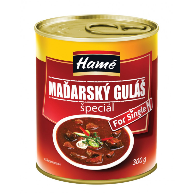 READY MEAL HUNGARIAN GOULASH 300G HAMÉ